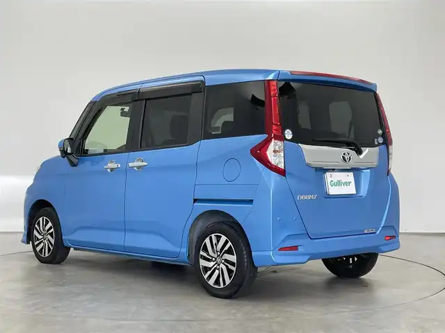 トヨタ ルーミー カスタムG 埼玉県 2019(令1)年 0.8万km ファインブルーマイカメタリック スマートアシスト　純正ナビ　バックカメラ　ビルトインＥＴＣ２．０　前後ドライブレコーダー　クルーズコントロール　両側パワースライドドア　純正アルミホイール　オートハイビーム　ＬＥＤヘッドライト　地デジ
