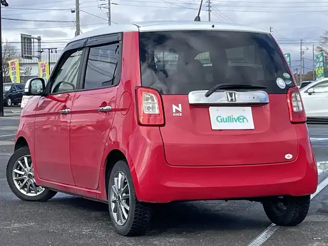 ホンダ Ｎ ＯＮＥ G Aパッケージ 道央・札幌 2014(平26)年 10.6万km ミラノレッド 純正オーディオ/AM/FM/CD/USB/AUX/シティブレーキアクティブシステム/横滑り防止装置/ECONモード/ドライブレコーダー/プッシュスタート/スマートキー/HIDヘッドライト/オートライト/電動格納ミラー/ウィンカーミラー/純正フロアマット/ドアバイザー/スペアキー