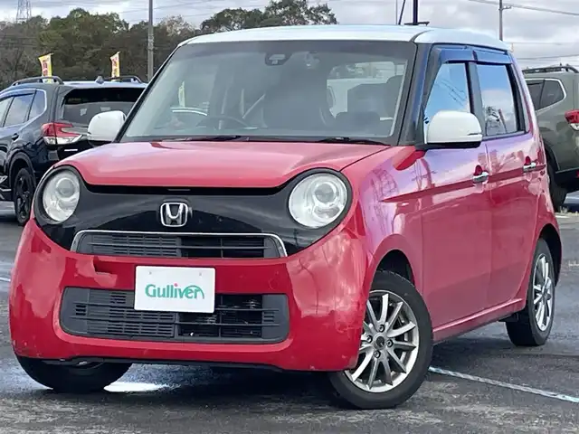 ホンダ Ｎ ＯＮＥ G Aパッケージ 道央・札幌 2014(平26)年 10.6万km ミラノレッド 純正オーディオ/AM/FM/CD/USB/AUX/シティブレーキアクティブシステム/横滑り防止装置/ECONモード/ドライブレコーダー/プッシュスタート/スマートキー/HIDヘッドライト/オートライト/電動格納ミラー/ウィンカーミラー/純正フロアマット/ドアバイザー/スペアキー