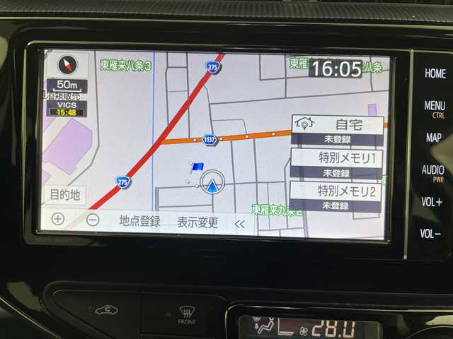 トヨタ アクア G 道央・札幌 2020(令2)年 6.8万km ホワイトパールクリスタルシャイン ・寒冷地仕様/モデリスタエアロ/・純正SDナビ　フルセグ/BT/SD/DVD/SD/・バックカメラ/・クルーズコントロール/・前後コーナーセンサー/クリアランスソナー/・トヨタセーフティセンス/・プリクラッシュセーフティ/・レーンキープアシスト/・前後ドライブレコーダー/・積込夏タイヤ純正モデリスタAWセット/・純正フロアマット/・ドアバイザー/・ETC/・電動格納ミラー/ウィンカーミラー/・LEDオートライト/オートマチックハイビーム