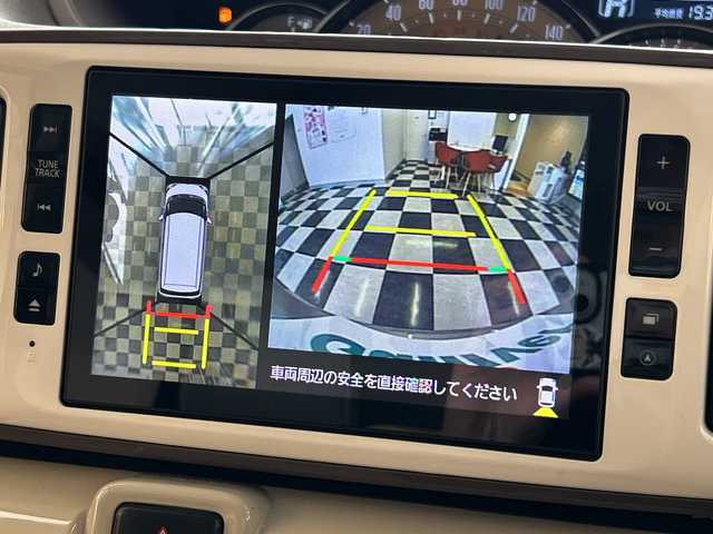 ダイハツ ムーヴ キャンバス G メイクアップ リミテッド　SAⅢ 岐阜県 2020(令2)年 7.2万km スムースグレーマイカメタリック/プラムブラウンクリスタルマイカ 2トーン 両側パワースライドドア/純正10インチナビ/全方位カメラ/フルセグテレビ/Bluetooth/iPod接続/USB入力端子/HDMI/ナビ連動純正前後ドライブレコーダー/ETC/オートエアコン/シートヒーター/プッシュスタート/スマートキー/電動格納ミラー/スマートアシスト/衝突警報機能/衝突回避支援ブレーキ機能/純正フロアマット/オートライト/オートマチックハイビーム/LEDヘッドライト/純正アルミホイール