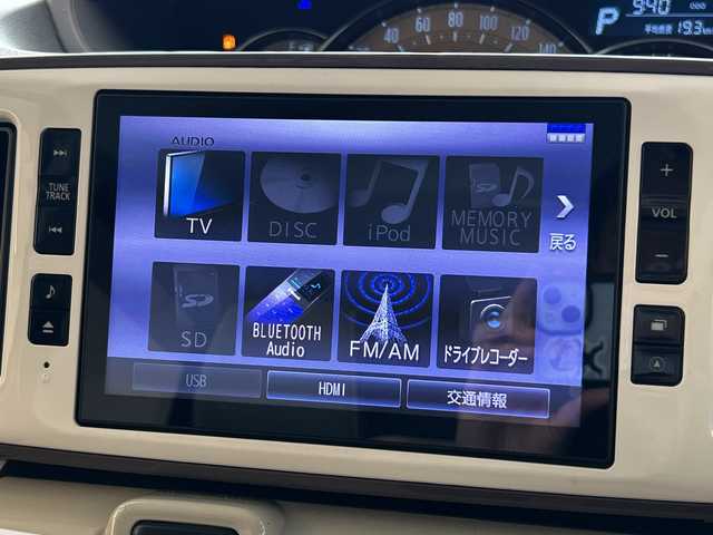 ダイハツ ムーヴ キャンバス G メイクアップ リミテッド　SAⅢ 岐阜県 2020(令2)年 7.2万km スムースグレーマイカメタリック/プラムブラウンクリスタルマイカ 2トーン 両側パワースライドドア/純正10インチナビ/全方位カメラ/フルセグテレビ/Bluetooth/iPod接続/USB入力端子/HDMI/ナビ連動純正前後ドライブレコーダー/ETC/オートエアコン/シートヒーター/プッシュスタート/スマートキー/電動格納ミラー/スマートアシスト/衝突警報機能/衝突回避支援ブレーキ機能/純正フロアマット/オートライト/オートマチックハイビーム/LEDヘッドライト/純正アルミホイール