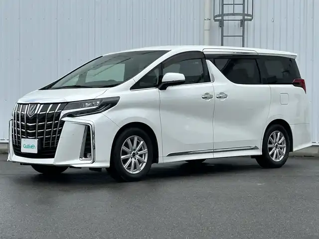 トヨタ アルファード S Cパッケージ 愛媛県 2019(平31)年 3.6万km ホワイトパールクリスタルシャイン JBLサウンド/純正ナビ/Bluetooth/CD/DVD/Blu-ray/AUX/100V充電/アイドリングストップ/追従クルコン/USB/オットマン/シートヒーター/エアシート/前後ドラレコ/パワーシート/コーナーセンサー/ステアリングヒーター/サマータイヤあり