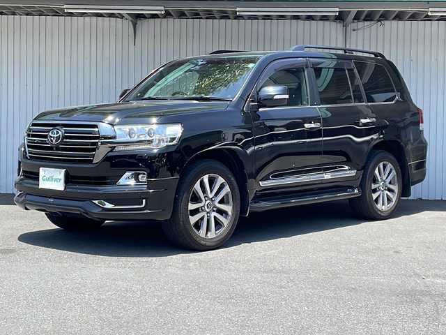 トヨタ ランドクルーザー ZX 長野県 2019(令1)年 4.2万km ブラック 4WD/モデリスタエアロ/サンルーフ/ブラックレザーシート/純正メーカーナビフルセグTV/純正リアエンターテイメント/全周囲カメラ/純正ビルトインETC2.0/前方ドライブレコーダー/追従型クルーズコントロ―ル/前後コーナーセンサー/純正20インチAW夏タイヤ/パワーバックドア/衝突被害軽減システム/3列シート/前席パワーシート/前席シートヒーター/純正フロアマット/純正LEDヘッドライト/オートライト/オートマチックハイビーム/ABS/横滑り防止機能/盗難防止装置/スペアキー/保証書/取扱説明書