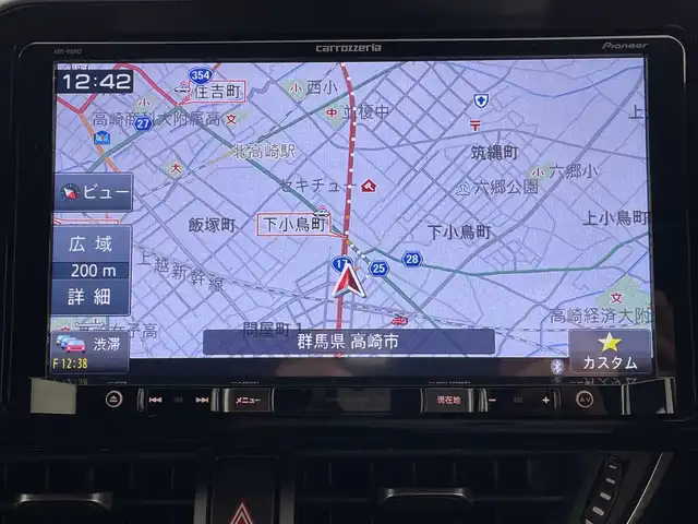 トヨタ Ｃ－ＨＲ G 群馬県 2019(平31)年 5.3万km ホワイトパールクリスタルシャイン 9型ナビ　バックカメラ　衝突被害軽減ブレーキ　アダプティブクルーズコントロール　ETC 純正ドラレコ　レーンキープアシスト　電動サイドブレーキ　LED　オートライト　ハーフレザー　スマートキー　禁煙車