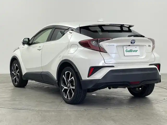 トヨタ Ｃ－ＨＲ G 群馬県 2019(平31)年 5.3万km ホワイトパールクリスタルシャイン 9型ナビ　バックカメラ　衝突被害軽減ブレーキ　アダプティブクルーズコントロール　ETC 純正ドラレコ　レーンキープアシスト　電動サイドブレーキ　LED　オートライト　ハーフレザー　スマートキー　禁煙車