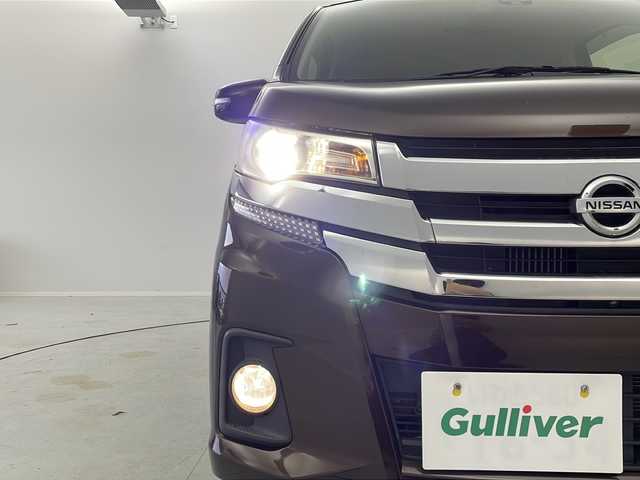 日産 デイズ ハイウェイスターG ターボ 茨城県 2018(平30)年 8.9万km モカブラウンP ＳＤナビ　バックアラウンドビューモニター　クルーズコントロール　オートライト　フォグランプ　オートマチックハイビーム　衝突被害軽減ブレーキ　横滑り防止装置　アイドリングストップ　純正フロアマット