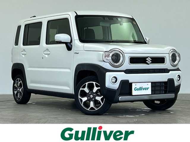 スズキ ハスラー HYBRID X 三重県 2022(令4)年 3.6万km ピュアホワイトP /禁煙車//社外ナビ//前席シートヒーター//後方クリアランスソナー//前方ドライブレコーダー//アイドリングストップ//ETC//LEDヘッドライト（オート）//ステアリングスイッチ//革巻きステアリング//プッシュスタート//スマート