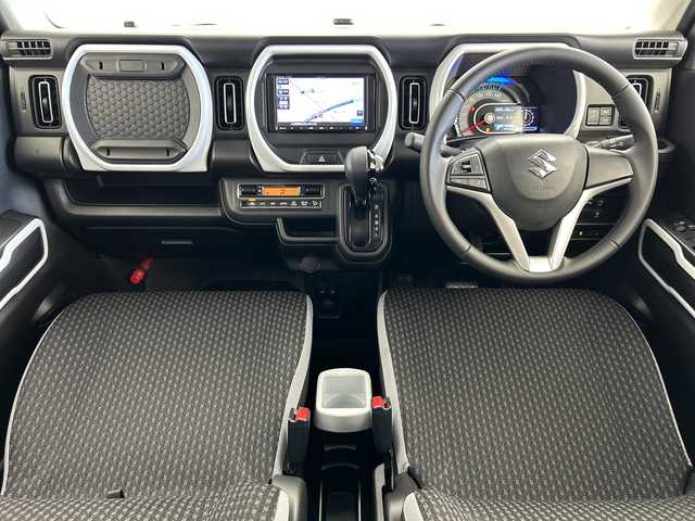 スズキ ハスラー HYBRID X 三重県 2022(令4)年 3.6万km ピュアホワイトP /禁煙車//社外ナビ//前席シートヒーター//後方クリアランスソナー//前方ドライブレコーダー//アイドリングストップ//ETC//LEDヘッドライト（オート）//ステアリングスイッチ//革巻きステアリング//プッシュスタート//スマート