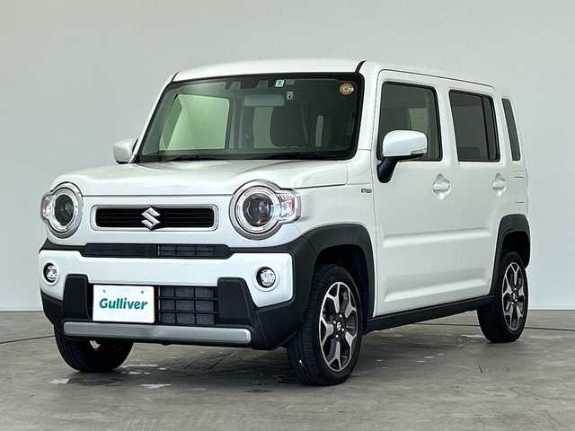 スズキ ハスラー HYBRID X 三重県 2022(令4)年 3.6万km ピュアホワイトP /禁煙車//社外ナビ//前席シートヒーター//後方クリアランスソナー//前方ドライブレコーダー//アイドリングストップ//ETC//LEDヘッドライト（オート）//ステアリングスイッチ//革巻きステアリング//プッシュスタート//スマート