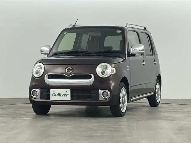 ダイハツ ミラ ココア プラスX 福島県 2017(平29)年 4.5万km プラムブラウンクリスタルマイカ パナソニック製7インチナビ/・フルセグTV/・Bluetooth/・CD/DVD/・ＡＭ/FM/・ＳＤ/・バックカメラ/ＥＴＣ２．０/アイドリングストップ/ルーフレール/純正フロアマット/ＬＥＤヘッドライト/・オートライト/・フロントフォグライト/スマートキー/ベンチシート/オートミラー/横滑り防止装置/オートエアコン