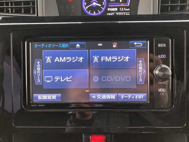 トヨタ ルーミー カスタムG S 富山県 2018(平30)年 7.3万km ブラックマイカメタリック 純正SDナビ（NSZT-W66T）/フルセグ/両側電動ドア/バックカメラ/クルーズコントロール/衝突軽減ブレーキ/レーンアシスト