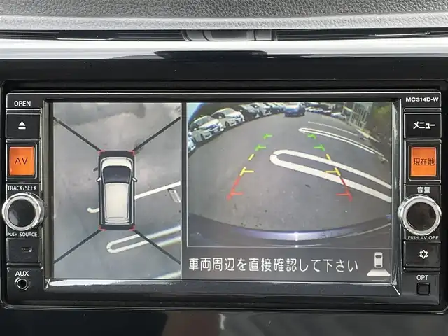 日産 デイズ HWS X Vセレ +SeftyⅡ 愛媛県 2015(平27)年 4万km プレミアムパープルP エマージェンシーブレーキ/純正メモリナビ（型式：MC314D-W）/・CD/DVD/Bluetooth/フルセグTV/全方位カメラ/ETC/純正14インチAW/純正フロアマット/純正ドアバイザー/プッシュスタート/スマートキー/スペアキー1本/取扱説明書/保証書