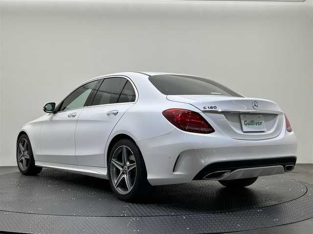 メルセデス・ベンツ Ｃ１８０ ローレウスエディション 愛媛県 2017(平29)年 4.9万km ポーラホワイト ・８型ナビ（フルセグＴＶ・ＢＴ・ＣＤ・ＤＶＤ・ＵＳＢ・ＳＤ）/・バックカメラ　/・ＥＴＣ　/・レーダークルコン　/・レーンキープアシスト　/・ステアリングパイロット　/・ＤＮ席シートヒーター　/・ＤＮ席パワーシート