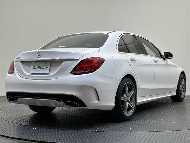 メルセデス・ベンツ Ｃ１８０ ローレウスエディション 愛媛県 2017(平29)年 4.9万km ポーラホワイト ・８型ナビ（フルセグＴＶ・ＢＴ・ＣＤ・ＤＶＤ・ＵＳＢ・ＳＤ）/・バックカメラ　/・ＥＴＣ　/・レーダークルコン　/・レーンキープアシスト　/・ステアリングパイロット　/・ＤＮ席シートヒーター　/・ＤＮ席パワーシート