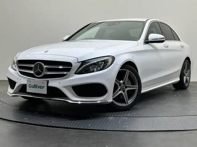 メルセデス・ベンツ Ｃ１８０ ローレウスエディション 愛媛県 2017(平29)年 4.9万km ポーラホワイト ・８型ナビ（フルセグＴＶ・ＢＴ・ＣＤ・ＤＶＤ・ＵＳＢ・ＳＤ）/・バックカメラ　/・ＥＴＣ　/・レーダークルコン　/・レーンキープアシスト　/・ステアリングパイロット　/・ＤＮ席シートヒーター　/・ＤＮ席パワーシート