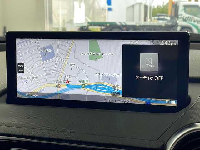 マツダ ロードスター ＲＦ S 兵庫県 2024(令6)年 0.5万km マシーングレープレミアムM iアクティブセンス/・スマートブレーキサポート/・ブラインドスポットモニタリング/・車線逸脱警報システム/・交通標識認識システム/・レーダークルーズコントロール/・アダプティブLEDヘッドランプ/・AT誤発進抑制制御/・ドライバーアテンションアラート/アイドリングストップ/純正17インチアルミホイール/マツダ純正ナビ/・Bluetooth/・バックカメラ/コーナーセンサー/ヒルローンチアシスト/アシンメトリックLSD/前席シートヒーター/ドライブレコーダー/LEDオートライト/オートマチックハイビーム/ビルドインETC/革巻きステアリング/パドルシフト/アイドリングストップ/ステアリングリモコン/純正フロアマット/スマートキー/プッシュスタート/ワンオーナー/新車保証書/取扱説明書