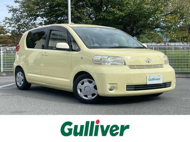 トヨタ ポルテ 150r 静岡県 2006(平18)年 7.5万km ライトイエロー 左側パワースライドドア　/社外CDオーディオ　/革巻きステアリング　/電動格納ドアミラー　/フロアマット　/ドアバイザー　/フォグランプ　/リモコンキー  /スペアキー /保証書　/取説