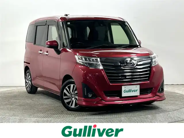 ダイハツ トール カスタムG SAⅡ 大阪府 2016(平28)年 5.2万km マゼンタベリーマイカM 純正ナビ　全方位カメラ　クルコン　衝突軽減　両側パワスラ　ＥＴＣ　コーナーセンサー　レーンアシスト　アイドリングストップオートライト　ＬＥＤヘッドライト　フォグランプ　スマートキー　プッシュスタート