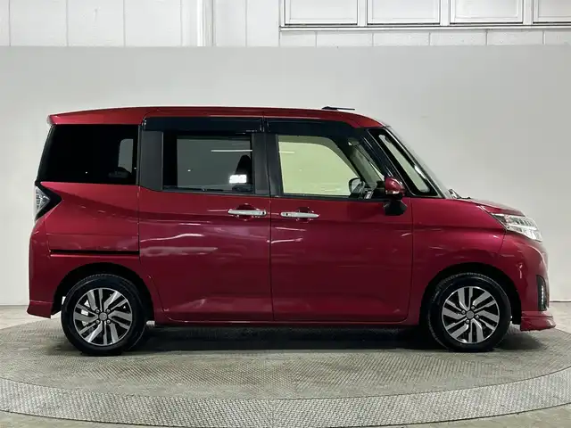 ダイハツ トール カスタムG SAⅡ 大阪府 2016(平28)年 5.2万km マゼンタベリーマイカM 純正ナビ　全方位カメラ　クルコン　衝突軽減　両側パワスラ　ＥＴＣ　コーナーセンサー　レーンアシスト　アイドリングストップオートライト　ＬＥＤヘッドライト　フォグランプ　スマートキー　プッシュスタート