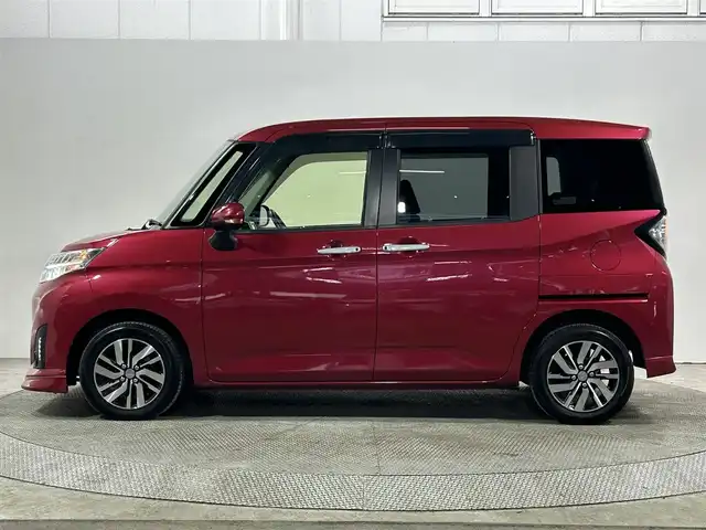 ダイハツ トール カスタムG SAⅡ 大阪府 2016(平28)年 5.2万km マゼンタベリーマイカM 純正ナビ　全方位カメラ　クルコン　衝突軽減　両側パワスラ　ＥＴＣ　コーナーセンサー　レーンアシスト　アイドリングストップオートライト　ＬＥＤヘッドライト　フォグランプ　スマートキー　プッシュスタート