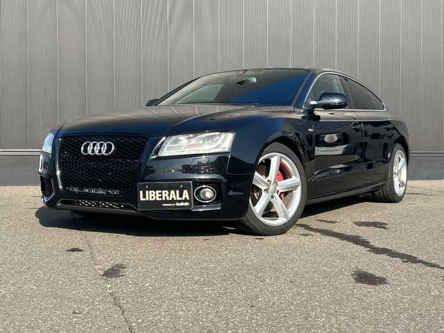 アウディ Ａ５ SB 2．0 TFSI クワトロ 道東・釧路十勝 2011(平23)年 7.9万km ミトスブラックメタリック 4WD/純正HDDナビ/Bカメラ/レザーシート/フロントシートヒーティング/フロントパワーシート/社外グリル/社外バンパー/純正フロアマット/純正18インチAW