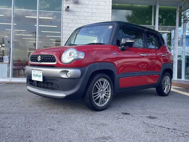 スズキ クロスビー HYBRID MZ 鳥取県 2019(平31)年 12.6万km ファーベントレッド/スーパーブラックパール ４ＷＤ/ＳＤナビ/フルセグＴＶ/ＳＤ　ＤＶＤ　ＣＤ　Ｂｌｕｅｔｏｏｔｈ　ＵＳＢ/ナビ対応ドラレコ/ＥＴＣ/シートヒーター/パドルシフト/クルーズコントロール/コーナーセンサー/ダウンヒルアシストコントロール/ＬＥＤ/フォグ/スマートキー/スペアキー/社外16インチスタッドレス/サマー付純正アルミ4本あり/新車保証書/取扱説明書