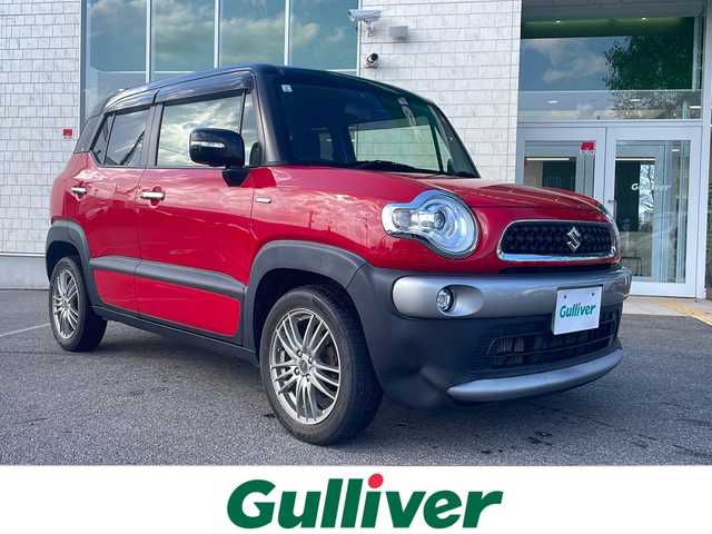 スズキ クロスビー HYBRID MZ 鳥取県 2019(平31)年 12.6万km ファーベントレッド/スーパーブラックパール ４ＷＤ/ＳＤナビ/フルセグＴＶ/ＳＤ　ＤＶＤ　ＣＤ　Ｂｌｕｅｔｏｏｔｈ　ＵＳＢ/ナビ対応ドラレコ/ＥＴＣ/シートヒーター/パドルシフト/クルーズコントロール/コーナーセンサー/ダウンヒルアシストコントロール/ＬＥＤ/フォグ/スマートキー/スペアキー/社外16インチスタッドレス/サマー付純正アルミ4本あり/新車保証書/取扱説明書