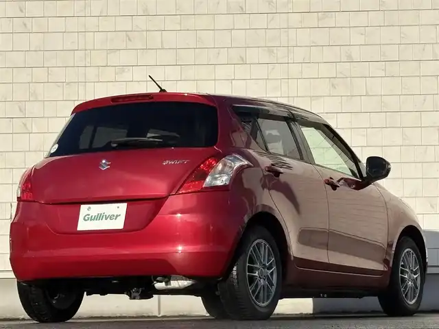スズキ スイフト XL 岩手県 2011(平23)年 4.6万km アブレイズレッドパール2 禁煙車/4WD/前席シートヒーター/純正ナビ/→ワンセグTV/CD/DVD/FM/AM/ステアリングスイッチ/〇プッシュスタート/〇電動格納ミラー/〇ウィンカーミラー/〇フロアマット/〇ドアバイザー/〇シガーソケット/ETC/夏タイヤ社外AW車載