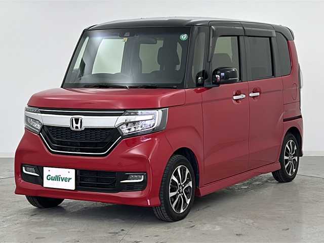 ホンダ Ｎ ＢＯＸ カスタム G L ホンダセンシング 宮城県 2020(令2)年 4.5万km ミラノレッド 片側パワースライドドア/ホンダセンシング/・衝突軽減ブレーキ/・誤発進抑制機能/・アダプティブクルーズコントロール/・車線維持支援システム/・オートハイビーム/純正7インチSDナビ/(AM.FM.CD.DVD.USB.BT)/バックカメラ/フルセグTV/ナビ連動ドライブレコーダー(FR)/前席シートヒーター/プッシュスタート/スマートキー/ビルトインETＣ/ロールアップサンシェード/ＬＥＤヘッドライト/ＬＥＤフォグランプ/純正14インチＡＷ/社外フロアマット