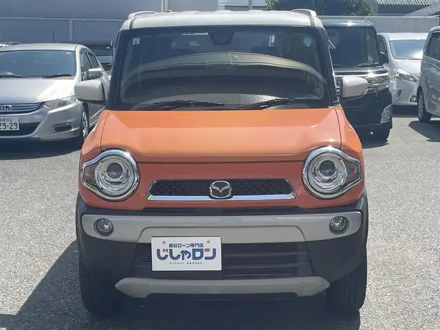 マツダ フレア クロスオーバー XS 愛知県 2015(平27)年 4万km パッションオレンジ ホワイト2トーン (株)IDOMが運営する【じしゃロン豊川店】の自社ローン専用車両になります。こちらは現金またはオートローンご利用時の価格です。自社ローンご希望の方は別途その旨お申付け下さい/ 純正SDナビ/　◯ CD再生機能/　◯ DVD再生機能/　◯ BT対応/　◯ フルセグTV/ バックカメラ/ ETC/ プッシュスタート/ 運転席シートヒーター/ 電動格納ミラー/ ドアバイザー/ 純正フロアマット