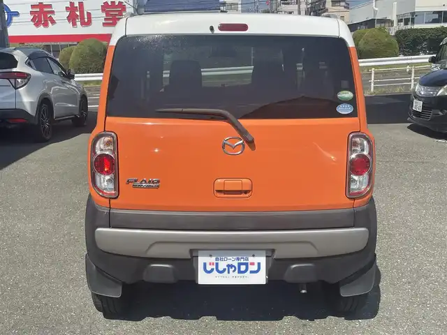 マツダ フレア クロスオーバー XS 愛知県 2015(平27)年 4万km パッションオレンジ ホワイト2トーン (株)IDOMが運営する【じしゃロン豊川店】の自社ローン専用車両になります。こちらは現金またはオートローンご利用時の価格です。自社ローンご希望の方は別途その旨お申付け下さい/ 純正SDナビ/　◯ CD再生機能/　◯ DVD再生機能/　◯ BT対応/　◯ フルセグTV/ バックカメラ/ ETC/ プッシュスタート/ 運転席シートヒーター/ 電動格納ミラー/ ドアバイザー/ 純正フロアマット