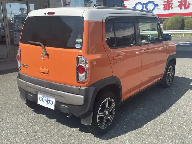マツダ フレア クロスオーバー XS 愛知県 2015(平27)年 4万km パッションオレンジ ホワイト2トーン (株)IDOMが運営する【じしゃロン豊川店】の自社ローン専用車両になります。こちらは現金またはオートローンご利用時の価格です。自社ローンご希望の方は別途その旨お申付け下さい/ 純正SDナビ/　◯ CD再生機能/　◯ DVD再生機能/　◯ BT対応/　◯ フルセグTV/ バックカメラ/ ETC/ プッシュスタート/ 運転席シートヒーター/ 電動格納ミラー/ ドアバイザー/ 純正フロアマット
