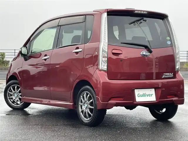 スバル ステラ カスタム RS スマートアシスト 島根県 2014(平26)年 11.4万km ファイアークォーツレッドM 4WD/ターボ/社外ナビ/CD/DVD/DTV/Bluetooth/MOMOステアリング/LEDオートライト/AW付きサマータイヤ積込/スマートキー/プッシュスタート /純正フロアマット/純正ドアバイザー/スマートキー/プッシュスタート