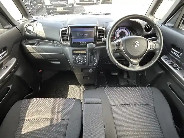スズキ スペーシア カスタム Z ターボ 宮崎県 2017(平29)年 9.7万km ムーンライトバイオレットPM /ナビ(CN-RZ83)//TV/CD/DVD/Bluetooth//運転席シートヒーター//クルーズコントロール//片側パワースライドドア//ETC//オートライト//パドルシフト//純正フロアマット//純正アルミホイール//ドアバイザー//取扱説明書//保証書//スペアキー×１