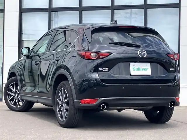 マツダ ＣＸ－５ XD Lパッケージ 道南・函館 2018(平30)年 7万km ジェットブラックマイカ ・純正SDナビ(CD、DVD、BT)/・夏冬タイヤ/・フルセグTV/・バックカメラ/・クルーズコントロール/・衝突軽減ブレーキ/・ブラインドスポットモニター/・レーンキープアシスト/・シートヒーター(前席)/・パワーシート(前席)/・電動リアゲート/・ステアリングヒーター/・純正フロアマット/・スマートキー/・スペアキー/・ETC