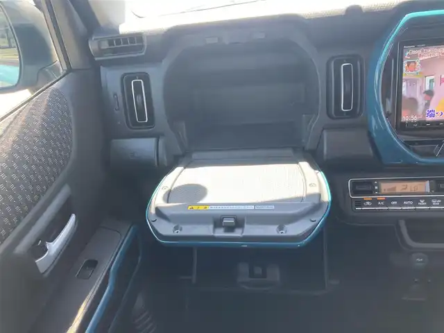 スズキ ハスラー HYBRID X 島根県 2020(令2)年 6万km デニムブルー ガンメタリック 2トーン 社外SDナビ(CD/DVD/BT/フルセグ)/全方位カメラ/衝突被害軽減ブレーキ/レーントレーシングアシスト/アイドリングストップ/前席シートヒーター /前方ドライブレコーダー/ETC/オートライト/純正フロアマット/純正ドアバイザー/取扱説明書/保証書/スペアキー×1