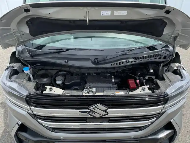 スズキ スペーシア カスタム HYBRID XS 岩手県 2024(令6)年 1.8万km スチールシルバーM ４ＷＤ　/ワンオーナー/メモリナビ　Ｂｌｕｅｔｏｏｔｈ再生/ヘッドアップディスプレイ　/ＥＴＣ　/純正１５ＡＷ　/両側Ｐスラ/コーナーセンサー　/アダプティブクルーズコントロール/ＣＤ／ＤＶＤ再生　/シートヒーター　/ハーフレザー　/ＬＥＤ　/スマートキー　/衝突軽減　/レーンキープ/保証書/取扱説明書/記録簿あり