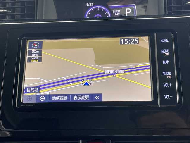トヨタ ルーミー カスタムG 三重県 2018(平30)年 4.4万km マゼンタベリーマイカM /禁煙車　//純正ＳＤナビ　//パノラミックビューモニター　//オートAC//革巻きステアリング//ステアリングスイッチ//クルーズコントロール//両側パワースライドドア　//衝突軽減ブレーキ　//レーンキープアシスト　//オートハイビーム　//LED//フォグ//純正ＡＷ付スタッドレス積載　//前後コーナーセンサー　//ＤＮシートヒーター//社外前後ドライブレコーダー//純正ビルトインETC