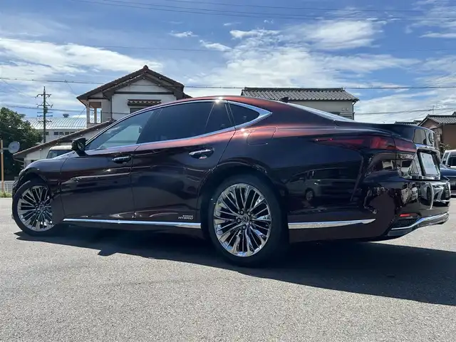 レクサス ＬＳ 500h Iパッケージ 愛知県 2021(令3)年 7.3万km ソニックアゲート ムーンルーフ/純正12.3インチナビ/フルセグTV/パワートランクリッド/ビルトインETC2.0/ドライブレコーダー/レーダークルーズコントロール/コーナーセンサー/セーフティシステムプラスA/SRSエアバッグ/LEDヘッドランプ/アダプティブハイビームシステム/オートライト/革巻きステアリングホイール/パドルシフト/左右独立温度調整オートエアコン/本革シート/シートヒーター/ベンチレーション/純正20インチアルミホイール/スマートキー/禁煙車