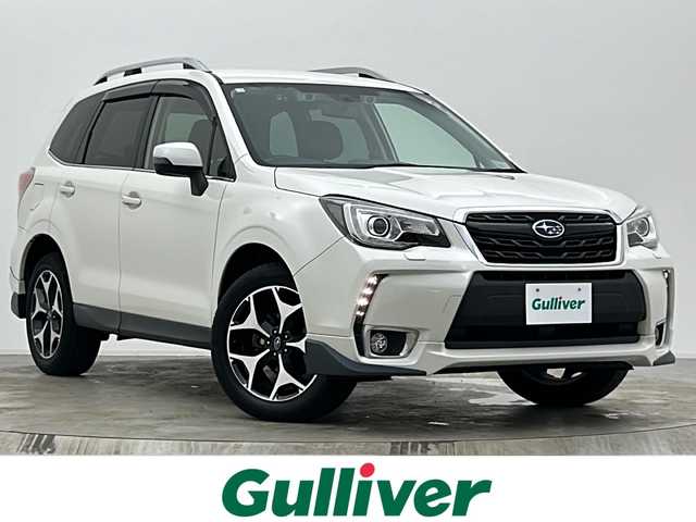 スバル フォレスター S－リミテッド 熊本県 2018(平30)年 3.6万km クリスタルホワイトP 4WD/電動リアゲート/純正ナビ/(AM/FM/SD/iPod/TV/USB/BT/HDMI/CD/DVD/Blu-ray)/バックカメラ/ETC/レーダークルーズコントロール/BSM/レーダー探知機/ハーフレザー/シートヒーター/パワーシート/プッシュスタート/スマートキー/スペアキー/オートライト/オートマチックハイビーム/LEDヘッドライト/フォグランプ/ヘッドライトレベライザー/ドアバイザー/純正フロアマット/純正18インチアルミホイール