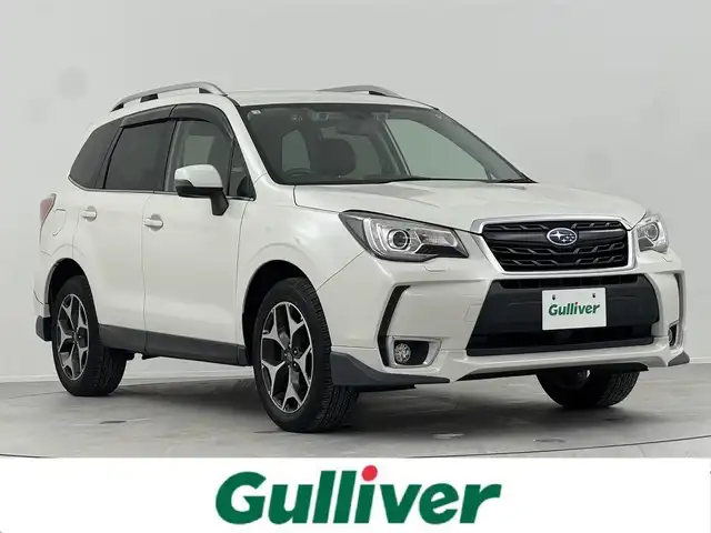 スバル フォレスター S－リミテッド 熊本県 2018(平30)年 3.6万km クリスタルホワイトP 4WD/電動リアゲート/純正ナビ/(AM/FM/SD/iPod/TV/USB/BT/HDMI/CD/DVD/Blu-ray)/バックカメラ/ETC/レーダークルーズコントロール/BSM/レーダー探知機/ハーフレザー/シートヒーター/パワーシート/プッシュスタート/スマートキー/スペアキー/オートライト/オートマチックハイビーム/LEDヘッドライト/フォグランプ/ヘッドライトレベライザー/ドアバイザー/純正フロアマット/純正18インチアルミホイール