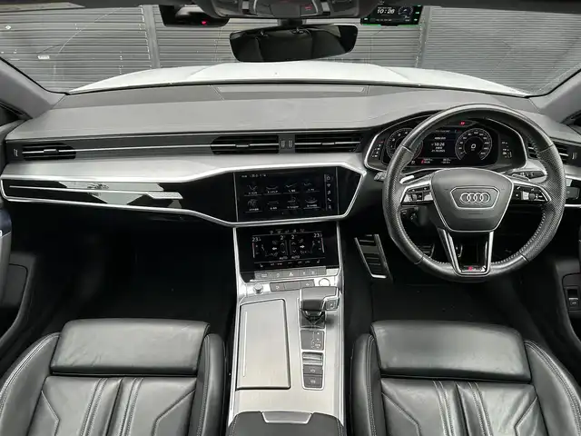 アウディ Ａ７ SB 55TFSIクワトロSライ 宮崎県 2019(令1)年 7.2万km 白 純正ナビ/ドライブレコーダー/衝突軽減ブレーキ/アダプティブクルーズコントロール/全方位カメラ/パワーシート/シートヒーター/黒革シート/パドルシフト/GPSレーダー/オートハイビーム/スマートキー/ETC/コーナーセンサー