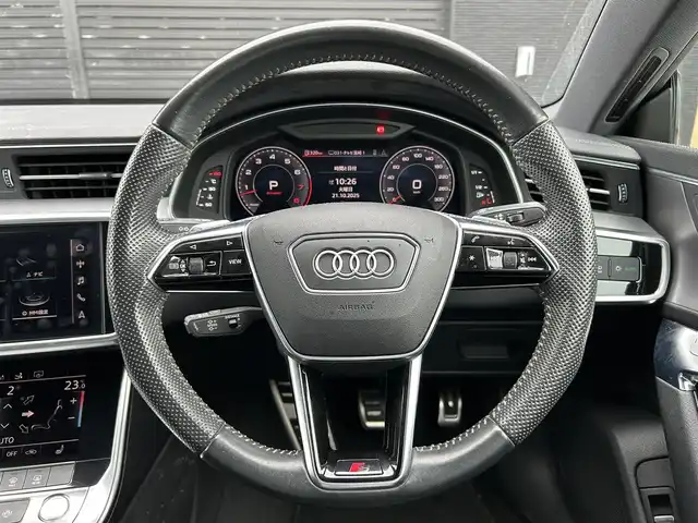 アウディ Ａ７ SB 55TFSIクワトロSライ 宮崎県 2019(令1)年 7.2万km 白 純正ナビ/ドライブレコーダー/衝突軽減ブレーキ/アダプティブクルーズコントロール/全方位カメラ/パワーシート/シートヒーター/黒革シート/パドルシフト/GPSレーダー/オートハイビーム/スマートキー/ETC/コーナーセンサー