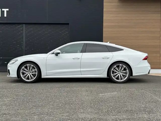 アウディ Ａ７ SB 55TFSIクワトロSライ 宮崎県 2019(令1)年 7.2万km 白 純正ナビ/ドライブレコーダー/衝突軽減ブレーキ/アダプティブクルーズコントロール/全方位カメラ/パワーシート/シートヒーター/黒革シート/パドルシフト/GPSレーダー/オートハイビーム/スマートキー/ETC/コーナーセンサー