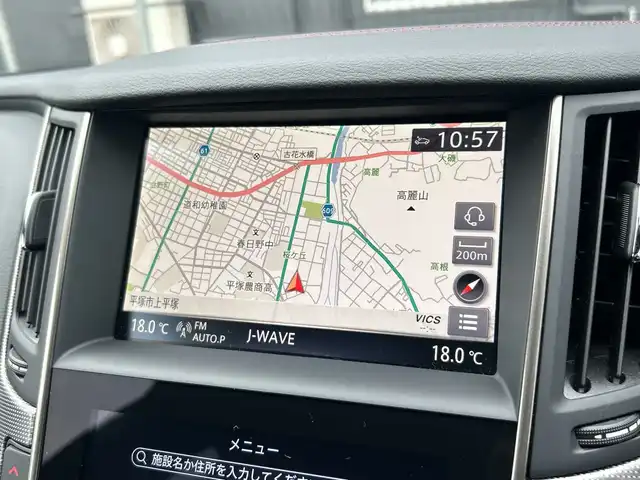 日産 スカイライン 400R 神奈川県 2023(令5)年 3.2万km ブリリアントホワイトパール 400R専用エクステリア/対向レッドキャリパー/純正HDDナビ/Apple Carplay/フルセグTV/全周囲カメラ/黒革シート/前席パワーシート/前席シートヒーター/ACC/エマージェンシーブレーキ/BSM/LKA/Nissan Connect/ETC2.0/パドルシフト/前方ドライブレコーダー