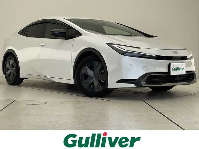 トヨタ プリウス U 愛知県 2023(令5)年 3.3万km プラチナホワイトパールマイカ 純正ディズプレイオーディオ　ナビ機能なし/レーダークルーズコントロール/シートヒーター/バックカメラ/コーナーセンサー/フルセグ/Bluetooth/ETC2.0/LEDヘッドライト/オートマチックハイビーム/衝突軽減システム/ステアリングスイッチ/スマートキー/プッシュスタート