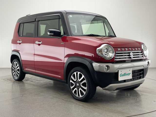 スズキ ハスラー Jスタイル Ⅱ 宮崎県 2017(平29)年 3.3万km フェニックスレッドパール/ブルーイッシュブラックパール 純正ナビ/Ｂｌｕｅｔｏｏｔｈ　/フルセグＴＶ　/ＣＤ／ＤＶＤ/Ｄ／Ｎ席シートヒーター/衝突被害軽減ブレーキシステム/横滑り防止機能　/レーンキープアシスト　/オートライト/オートハイビーム/ハンドルリモコン/純正フロアーマット/フォグライト