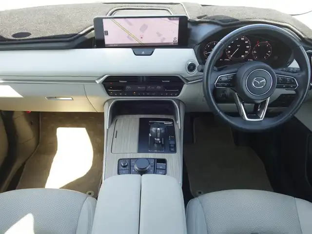 マツダ ＣＸ－６０ XD HV エクスクルーシブモダン 山形県 2023(令5)年 3.8万km ロジウムホワイトプレミアムメタリック 4WD/衝突被害軽減システム/純正SDナビ/　　【BT フルセグ USB】/全周囲カメラ/電動リアゲート/レーダークルーズコントロール/LEDオートライト/レザーシート/パワーシート/シートエアコン/シートヒーター/ドライブレコーダー/コーナーセンサー/アイドリングストップ/ステアリングスイッチ/MTモード付AT/ターボ/電動格納ウィンカーミラー/純正フロアマット積込/スマートキー/ETC