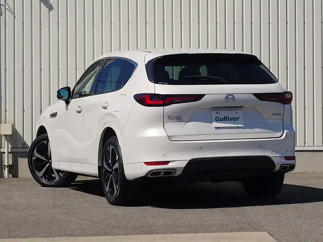 マツダ ＣＸ－６０ XD HV エクスクルーシブモダン 山形県 2023(令5)年 3.8万km ロジウムホワイトプレミアムメタリック 4WD/衝突被害軽減システム/純正SDナビ/　　【BT フルセグ USB】/全周囲カメラ/電動リアゲート/レーダークルーズコントロール/LEDオートライト/レザーシート/パワーシート/シートエアコン/シートヒーター/ドライブレコーダー/コーナーセンサー/アイドリングストップ/ステアリングスイッチ/MTモード付AT/ターボ/電動格納ウィンカーミラー/純正フロアマット積込/スマートキー/ETC